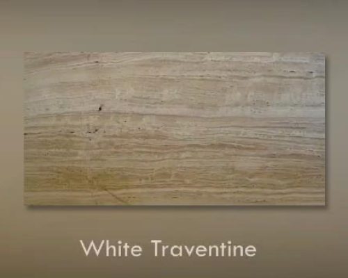 white traventine